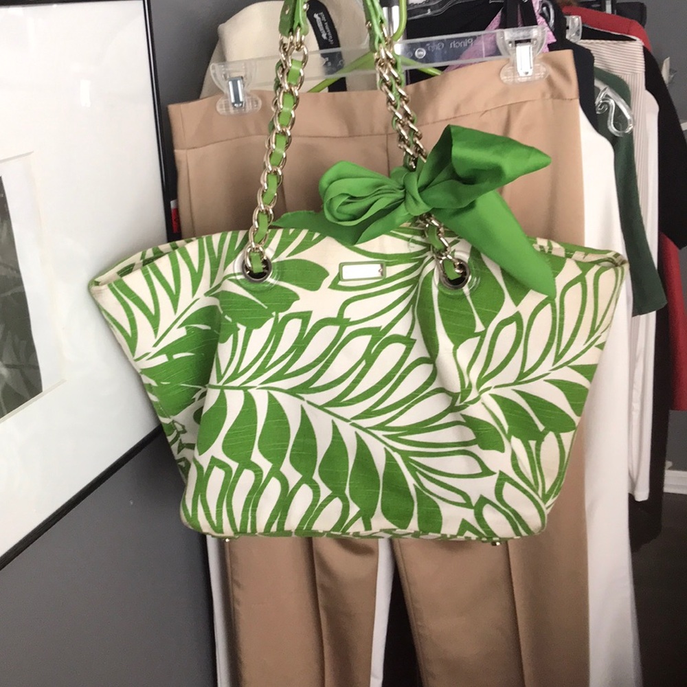 Kate Spade green tropical limited edition
